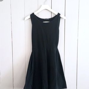 Open back brandy melville black skater dress!